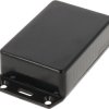 ABS enclosure, (L x W x H) 85 x 56 x 26 mm, black (RAL 9005), IP54, 1591MSFLBK