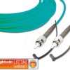 LSP-50 ST-ST 3.0 OM3 Simplex fibre optic patch cable, MM OM3, ST - ST, 3.0 m