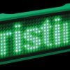 125918 LED nameplate, 11x44 pixels, USB - Frame: plain - LED: green