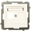 As Obudowa Gniazda Teleinformatycznego Pojedynczego Ecru Gpk-1G/P/27