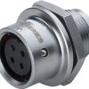 Złącze wielostykowe przemysłowe 5-pinowe M12 Montaż przedni Gniazdo RS PRO