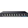 Reolink RLA-PS1 PoE Switch with 8 PoE+ Ports, 2 Gigabit Uplink Ports, 120W.