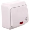 Prima Przycisk /dzwonek/ z podświetleniem biały prima WDE001015