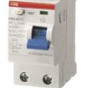 RCCB, Typ A, 2-biegunowy, 40A, 500mA, ABB A, F200 230/400V ac