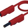 Przewód pomiarowy Hirschmann Test & Measurement MLB 50/1 V rt, czerwony