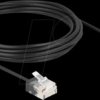 80374 Patch cable Cat.6 UTP Ultra Slim 5 m black