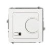 DECO Mechanizm elektronicznego regulatora temperatury z czujnikiem powietrznym, biały mat 25DRT-2