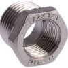 Złączka rurowa ze stali nierdzewnej gwint 1 1/2cal RS PRO gwint 2 3/8cal Sześciokątne, Redukcja Z gwintem