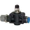 Choke check valve, -0.95-10 bar, 135824