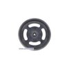 Pololu 226 - 2-5/8" plastic Black wheel Futaba servo hub
