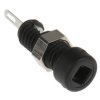 Gniazdo bananowe Żeński Połączenie lutowane typ Gniazdo bananowe Czarny 6A Hirschmann Test & Measurement rozmiar 2mm