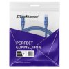 Qoltec Kabel Patchcord UTP CAT6 2 x RJ-45 5m High speed Gold