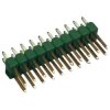 TE Connectivity 826656-2 Ampmodu II Short Pin Header Gold 2 x 2P Green
