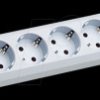 381.246K SMART socket strip 6x protective contact, without cable, white