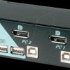 14.01.3327 2-Port USB DisplayPort KVM Switch