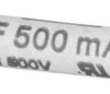 Microfuse 6.3 x 32 mm, 500 mA, F, 500 V (AC), 50 kA breaking capacity, 1460580000