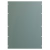 Hammond PBPA19026GY2 15U 19" Rack Aluminium Blank Panel ASA61 Grey 483 x 3 x 667