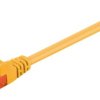 Kabel krosowy patchcord U/UTP kat.6 CCA żółty 1,5m 95590