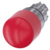 Przycisk Bezpieczeństwa 22Mm Metal Czerwony 30Mm Odbl Przez Obrót Ip69k...