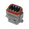 ITT Cannon 132066-8122 Connector Female Shrouded High Density Md Crimp