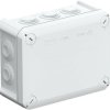 Cable junction box, 136 x 102 x 57 mm, no. of entries: 10, 10 mm², gray, IP66, 2007077