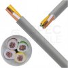 Kabel sterowniczy BiT LiHH 4x0,75mm2 szary 300/300V bezhalogenowy LSOH Dca linka Bitner