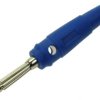 25.413.5 wtyk bananowy 4mm / gniazdo bananowe, 60V / 32A, niebieski