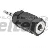 Wtyk Jack 2,5mm - gniazdo Jack 3,5mm plastik