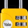 YP1/28/121/1Y Combination lock, steel, 3-digit numerical sequence, 28 mm