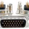 D-Sub socket, 15 pole, high density, equipped, straight, solder pin, 164A17209X