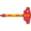 Wera 05005122001 410 i VDE B RA VDE-Insulated T-Handle With Ratchet 3/8" Sockets