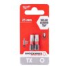 Bity udarowe do wkrętarki TORX TX25 25mm 1/4 SHOCKWAVE 2szt MILWAUKEE