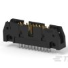 Listwa stykowa PCB 20-pinowe AMP-LATCH raster: 2.54 mm Pionowy 2-rzędowe TE Connectivity Płyta250 V W osłonie
