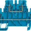 Multi level terminal block, spring balancer connection, 0.5-1.5 mm², 17.5 A, 6 kV, blue, 1791110000