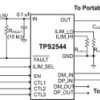 USB charging port controller with CDP/SDP auto switch and 2.5A power switch