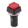 PRZEŁĄCZNIK PBS12A-R CZERWONY KWADRATOWY 1A/250VAC