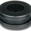 Grommet, cable Ø 10 mm, PVC, black, 0107 0122 010