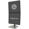 Ergotron 33-091-200 DS100 Dual-Monitor Desk Stand, Vertical 27" Black