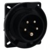 Wtyk siłowy tablicowy odbiornikowy 32A 5p 380V-415V /FE/ IP67 czarny