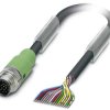 Kabel do czujników/elementów wykonawczych Phoenix Contact SAC-17P-MS/ 3,0-PVC SCO 1555279