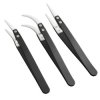 Pęseta ceramiczna precyzyjna ESD pinceta pensety 3 sztuki zestaw