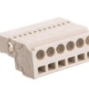 Wtyk MCS-MIDI Classic 6-biegunowy jasnoszary raster 5mm 721-606 /50szt./