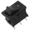 Włącznik I pozycyjny czarny duży MK1012C P-ch 6328