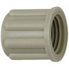 Knurled nut, L 17 mm, 10 bar, PP, for hose, 110821