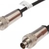 Kabel połączeniowy, 1 m, M9 męski (złącze) 4-PINowy prosty, M9 męski (złącze) 4-PINowy prosty VK107F46