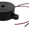 Brzęczyk piezoelektryczny średnica 41.8mm, sygnał przerywany 81dB RS PRO