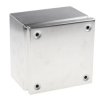 Puszka elektroinstalacyjna, 175 x 175 x 120mm, IP66, kolor Niemalowany, materiał Stal nierdzewna, 0-wejściowa, RS PRO
