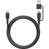 GP GPCBCCBVBKUSB971 USB cable USB-C USB-A plug 1.50 m Black