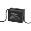 Kondensator; silnikowy (rozruchowy); TS11-7-20u/450; 20uF; 450V AC; 33x44x58,5mm; z przewodami; Suntan; RoHS