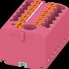 3273369 PTFIX distributor block, 6/12x2.5, dusky pink